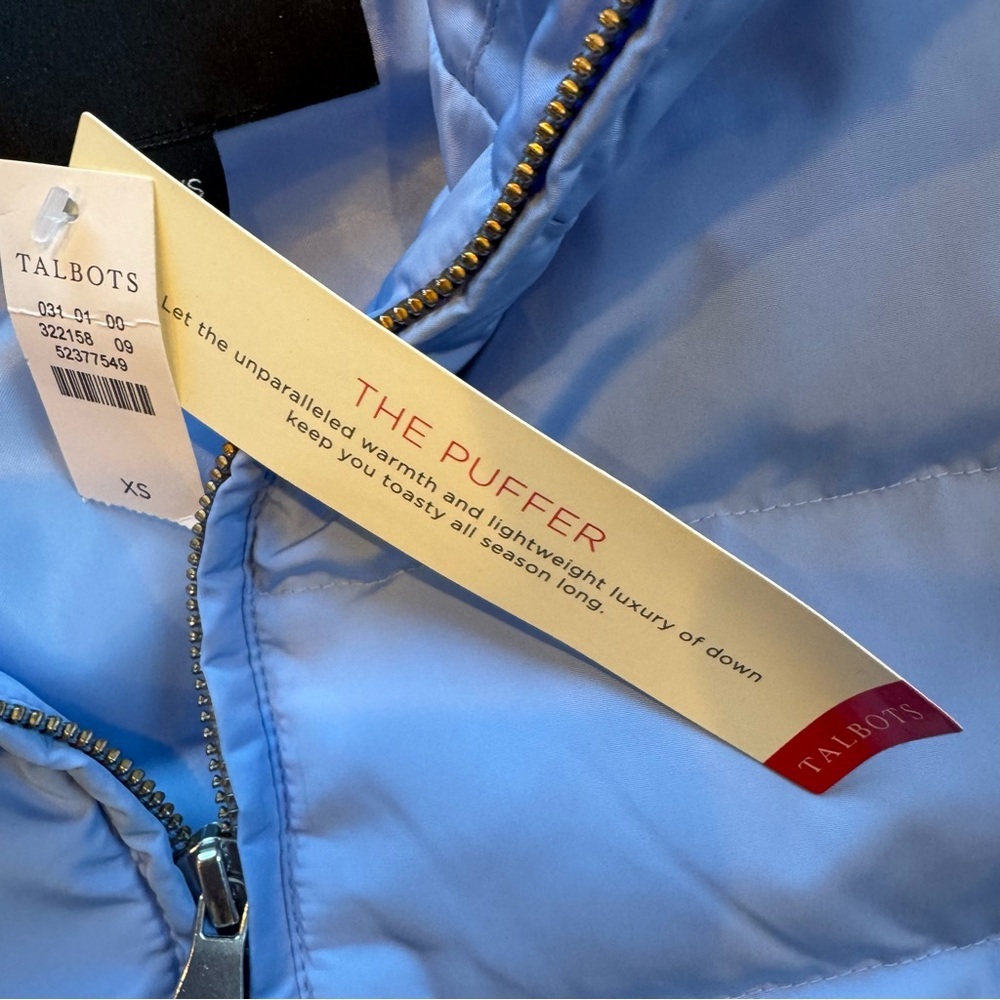 Talbots Light Blue Quilted Vest - Picture 4 of 4